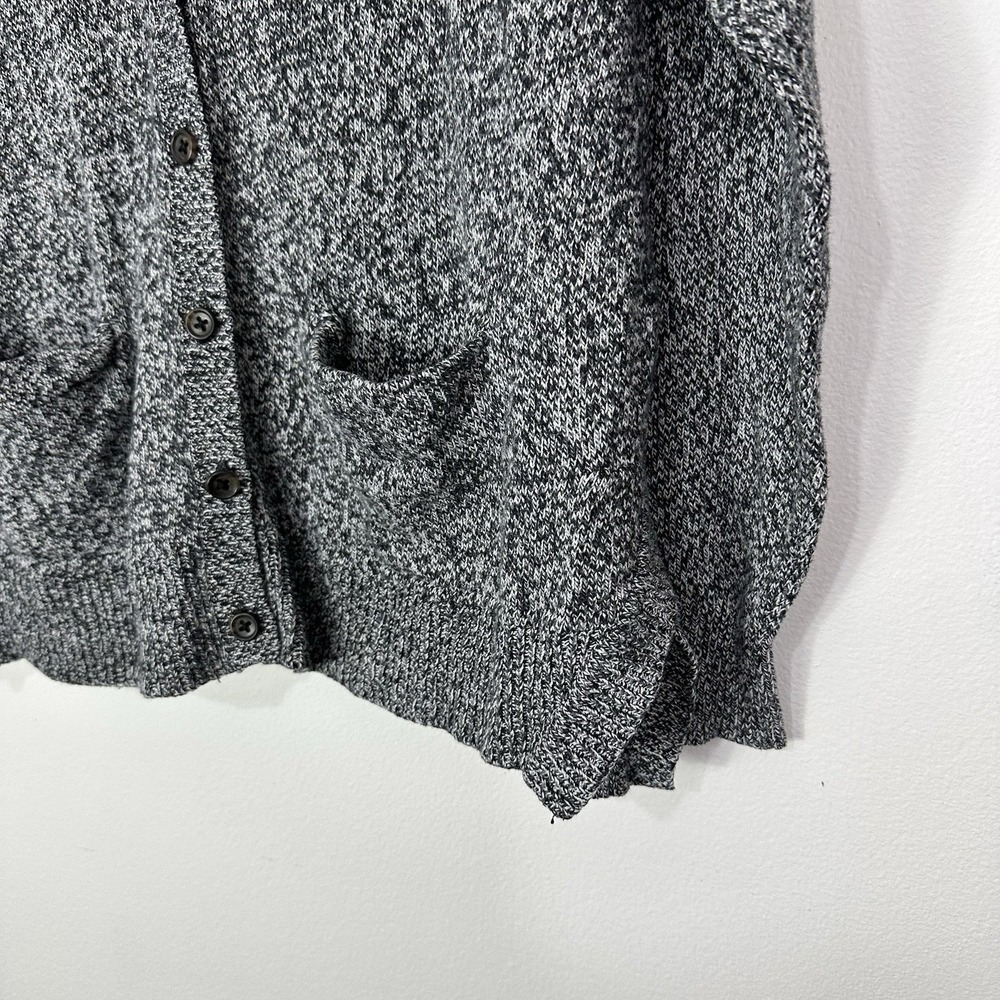 Madewell Fieldwalk Cardigan Heather Marl Gray Button Front Knit Womens Medium - Picture 4 of 6
